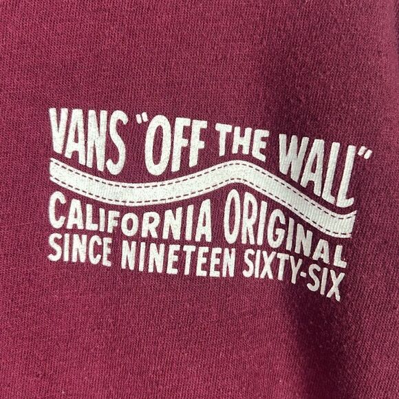 🔥 Vintage VANS Off the Wall Hoodie Lightweight Sweatshirt Skateboard -Men Sz M - Picture 5 of 8